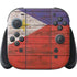 Philippines Flag Dark Wood Nintendo Skins